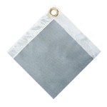 Welding blanket 1000x2000 withstands up to 550°C made of PU-coated fiberglass (Grey)